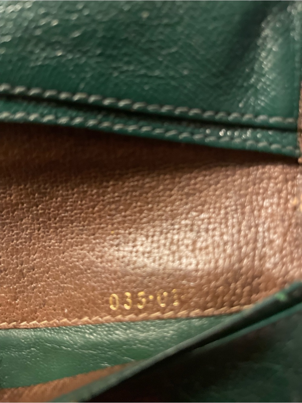 Gucci Beige GG Supreme Canvas Wallet with Red and Green Web Stripe - Picture 3 of 8
